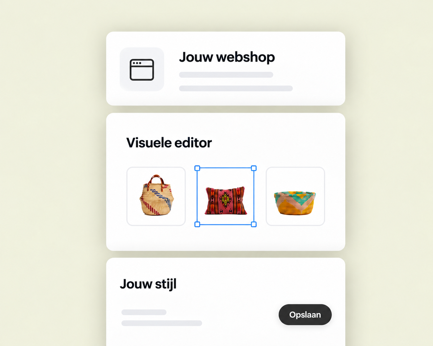 Customize your store with the visual editor