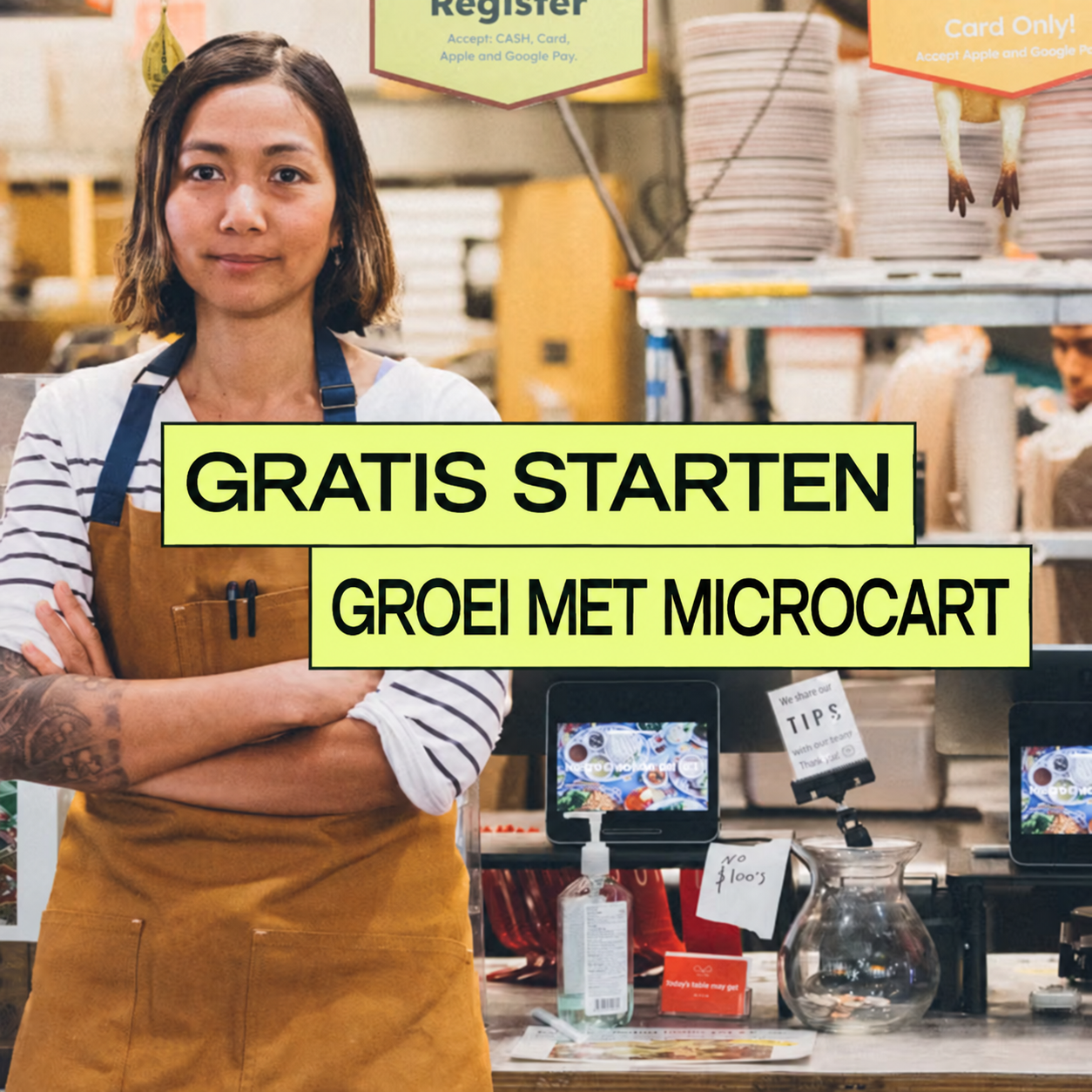 Start for free and grow with Microcart